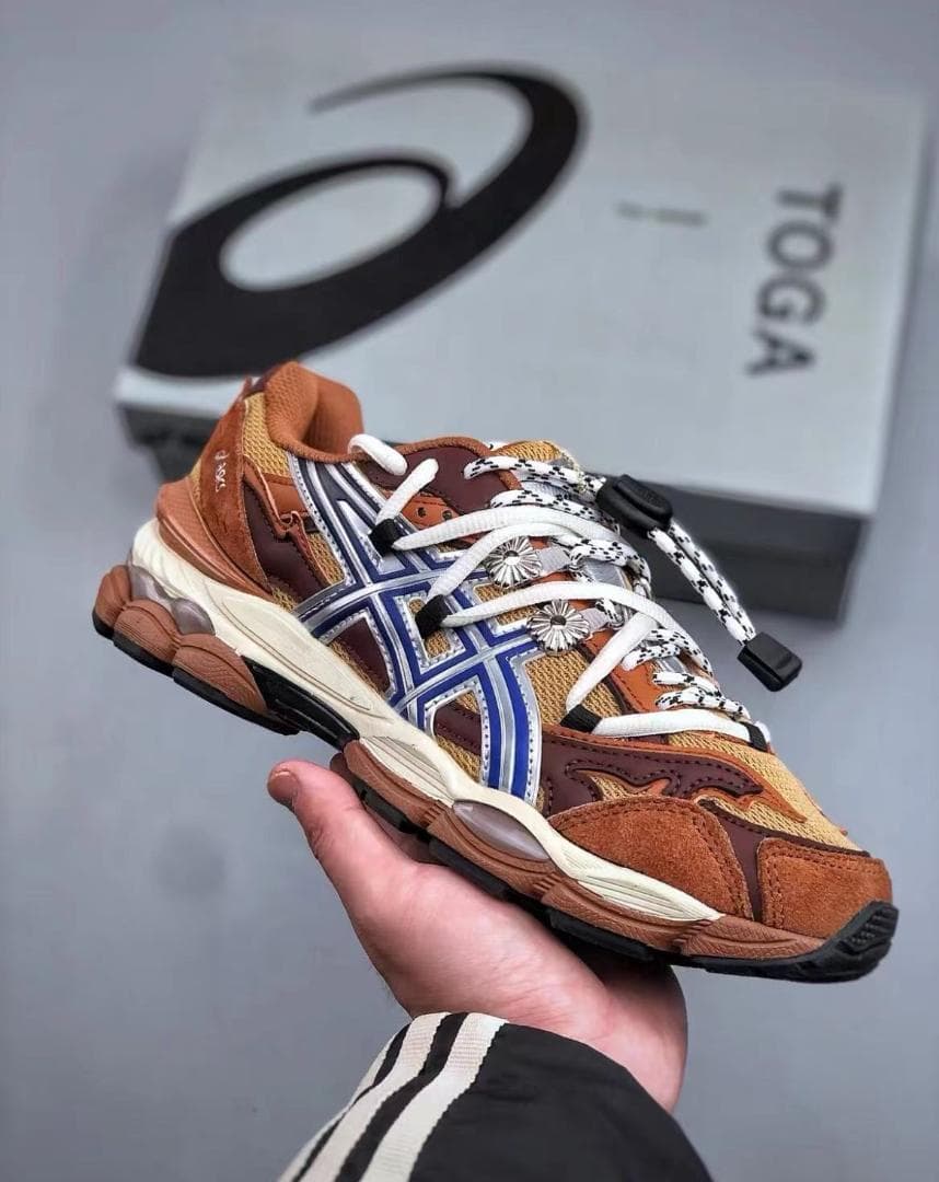 ASICS×TOGA スニーカー 24cm ブラウン