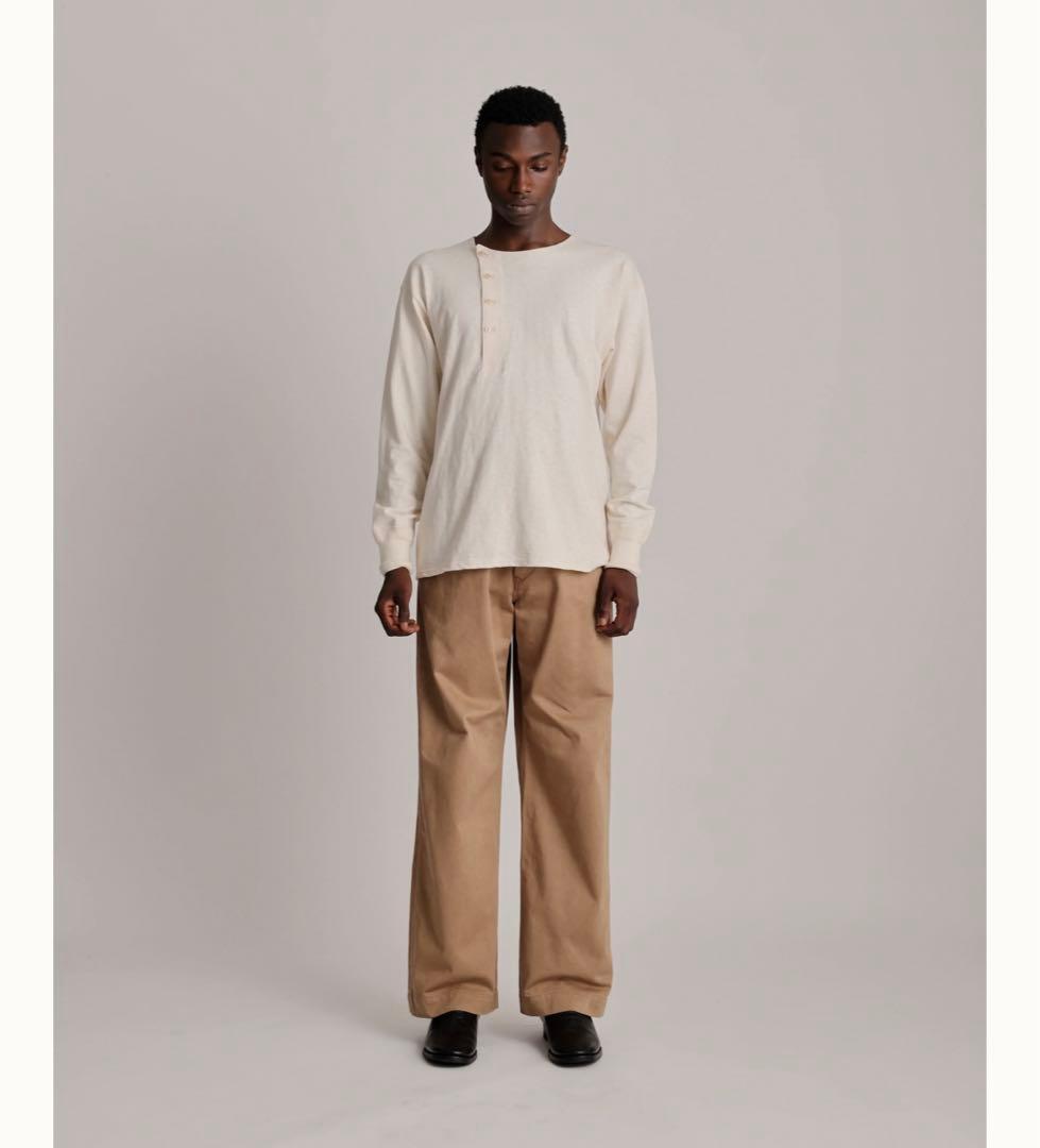 トップス taigatakahashi SIDE HENLEY NECK SHIRT