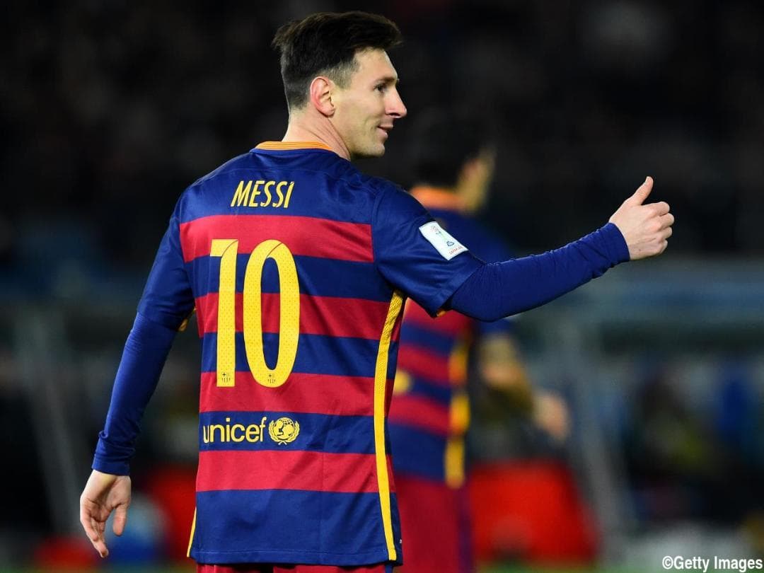 【バロンドール＆５冠モデル】リオネル・メッシ ＃１０ バルセロナ １５／１６