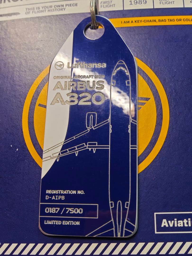 Lufthansa aviationtag A320 コンビ色