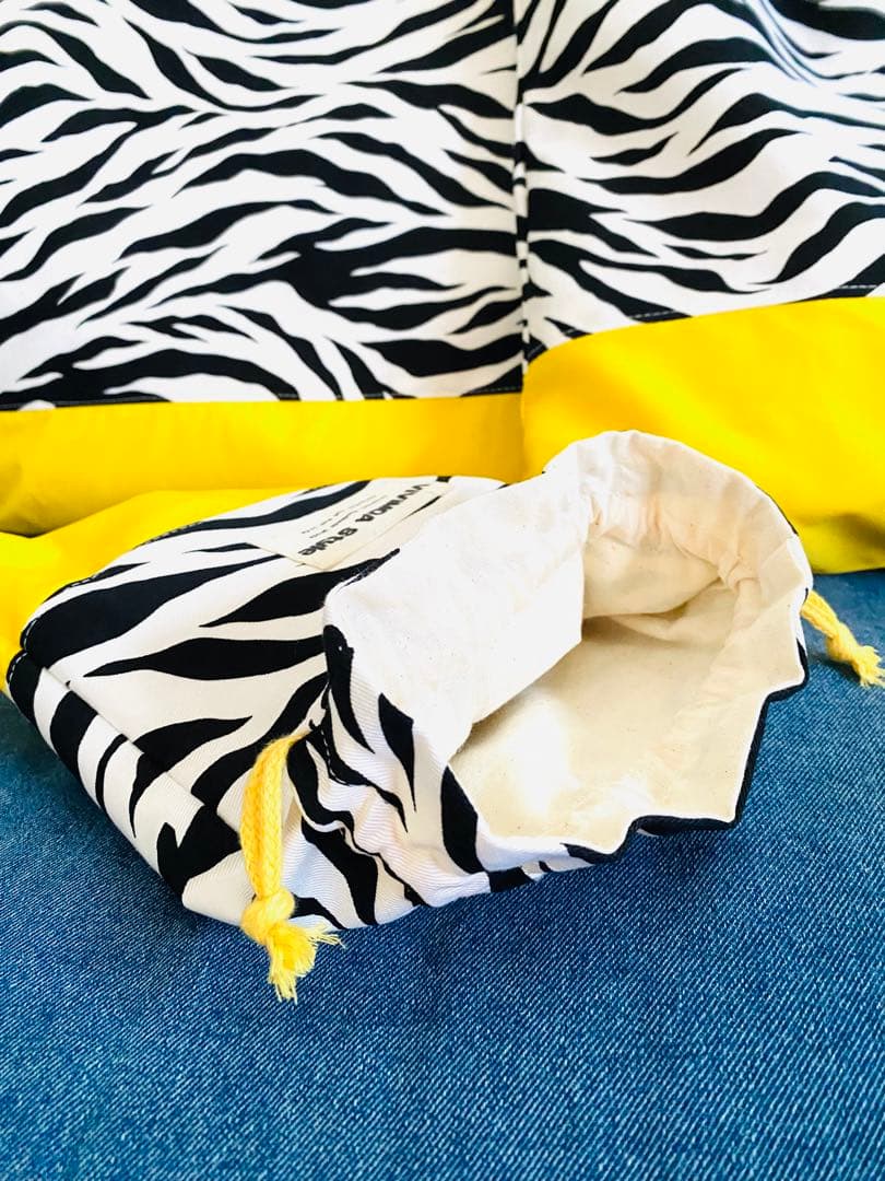 あゆみ　オーダー商品　ゼブラ×イエロー　入園入学グッズ　ViViMOA