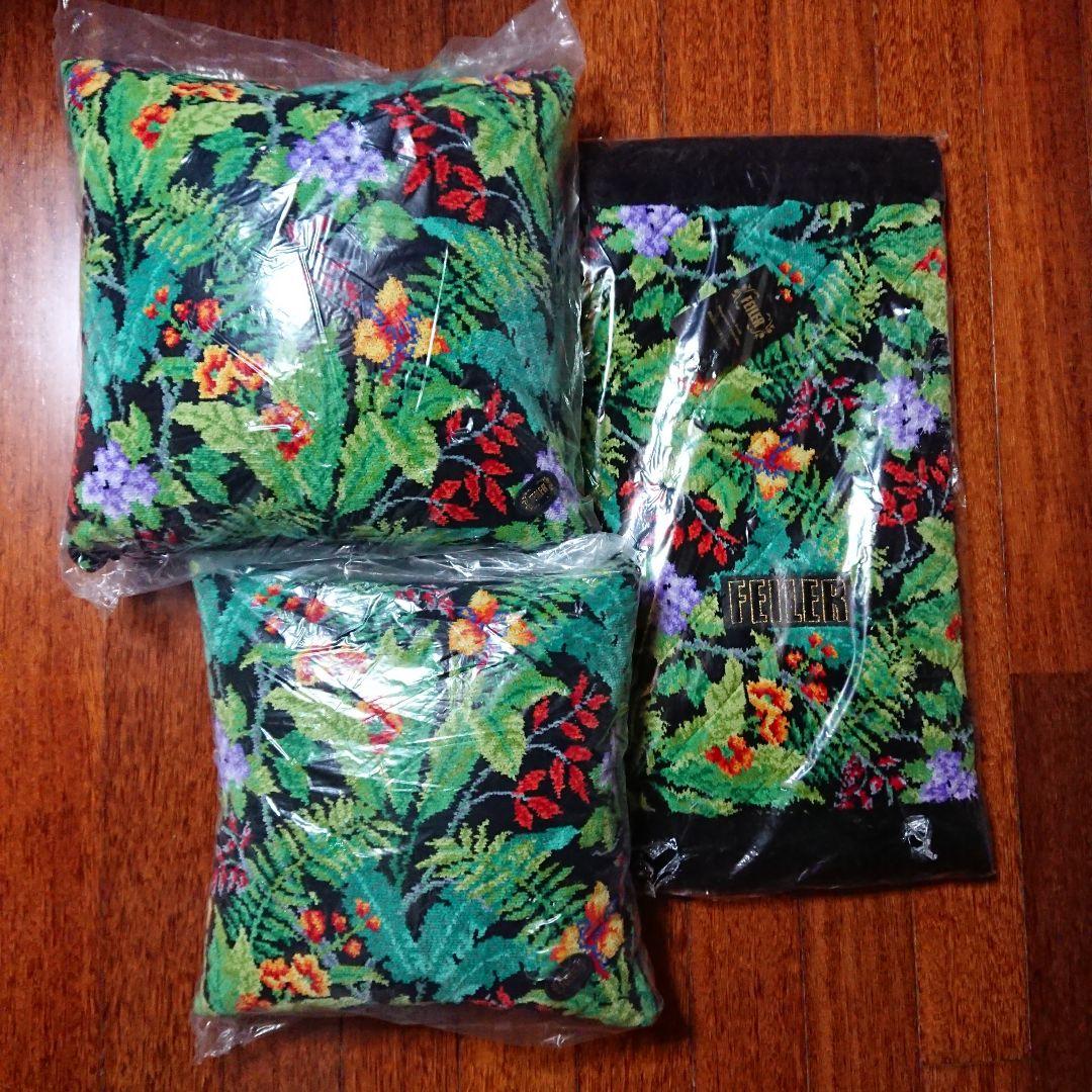 クッション & マット 3点 ブラジル ボタニカル FEILER フェイラー