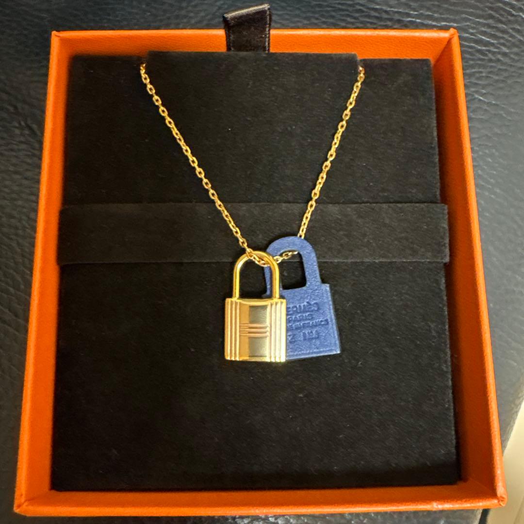 ⭐︎♪⭐︎様　エルメス　HERMES オーケリー　カデナ　ネックレス　ネイビー