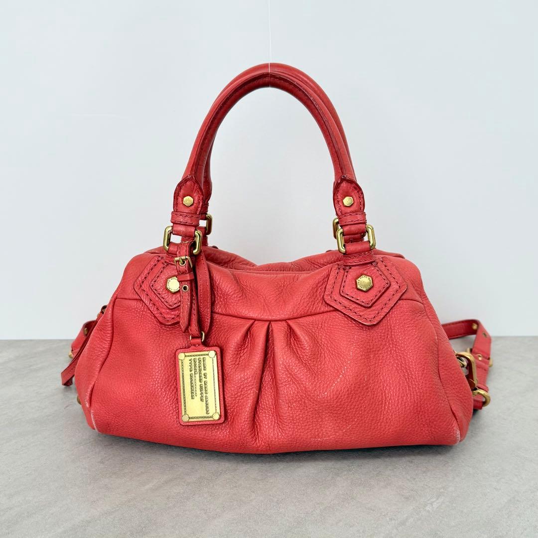バッグ Marc by Marc Jacobs Classic Q Coral Red
