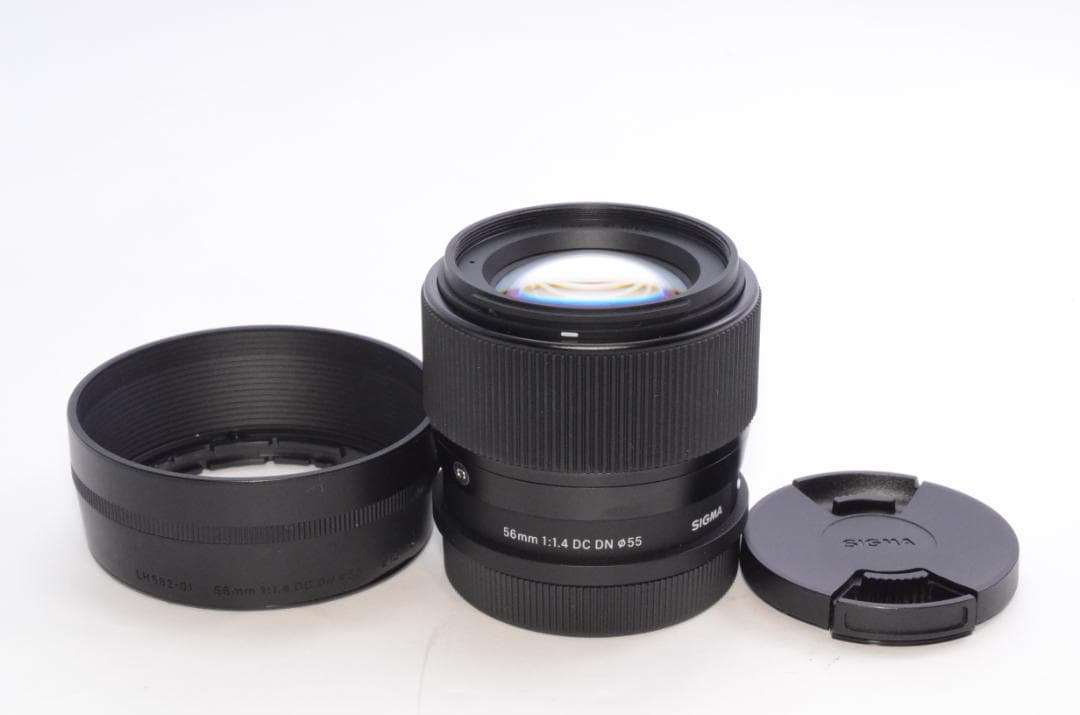 【美品】シグマ SIGMA 56mm F1.4 DC DN ライカLマウント