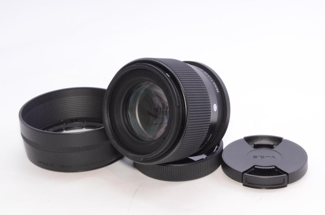 【美品】シグマ SIGMA 56mm F1.4 DC DN ライカLマウント