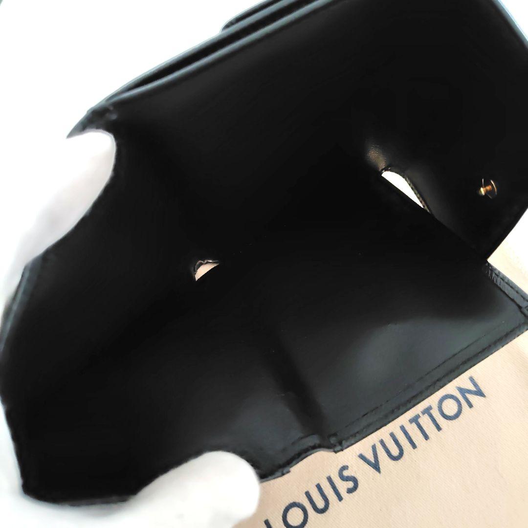 【美品】ルイヴィトン エピ ポルトモネ ビエ カルトクレディ ブラック