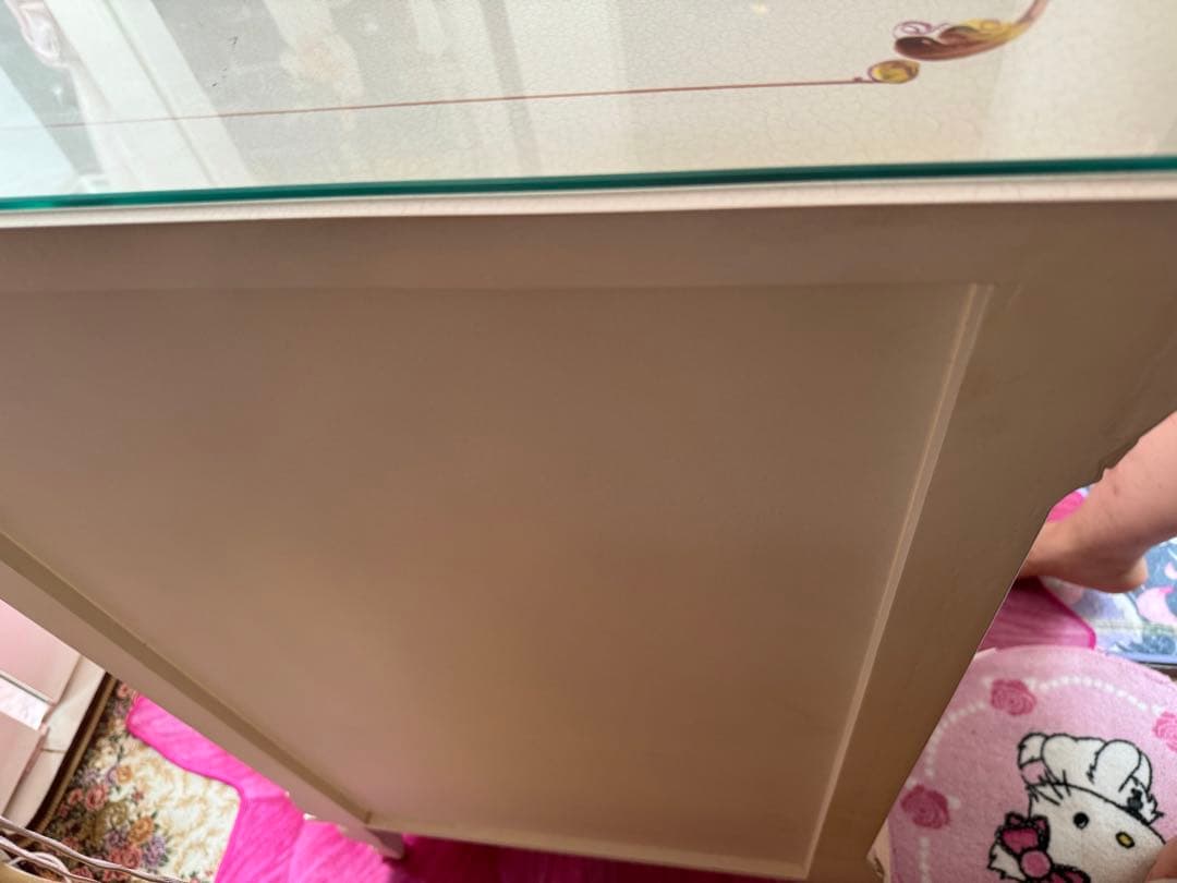 フレンチスタイル キャビネット 4段ロココ調