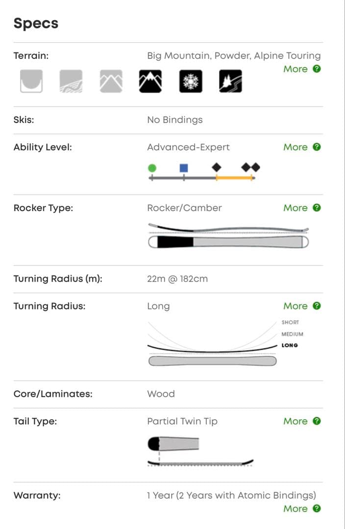 b787-8さん専用　アトミックATLAS 192cm　ツアービンディング付
