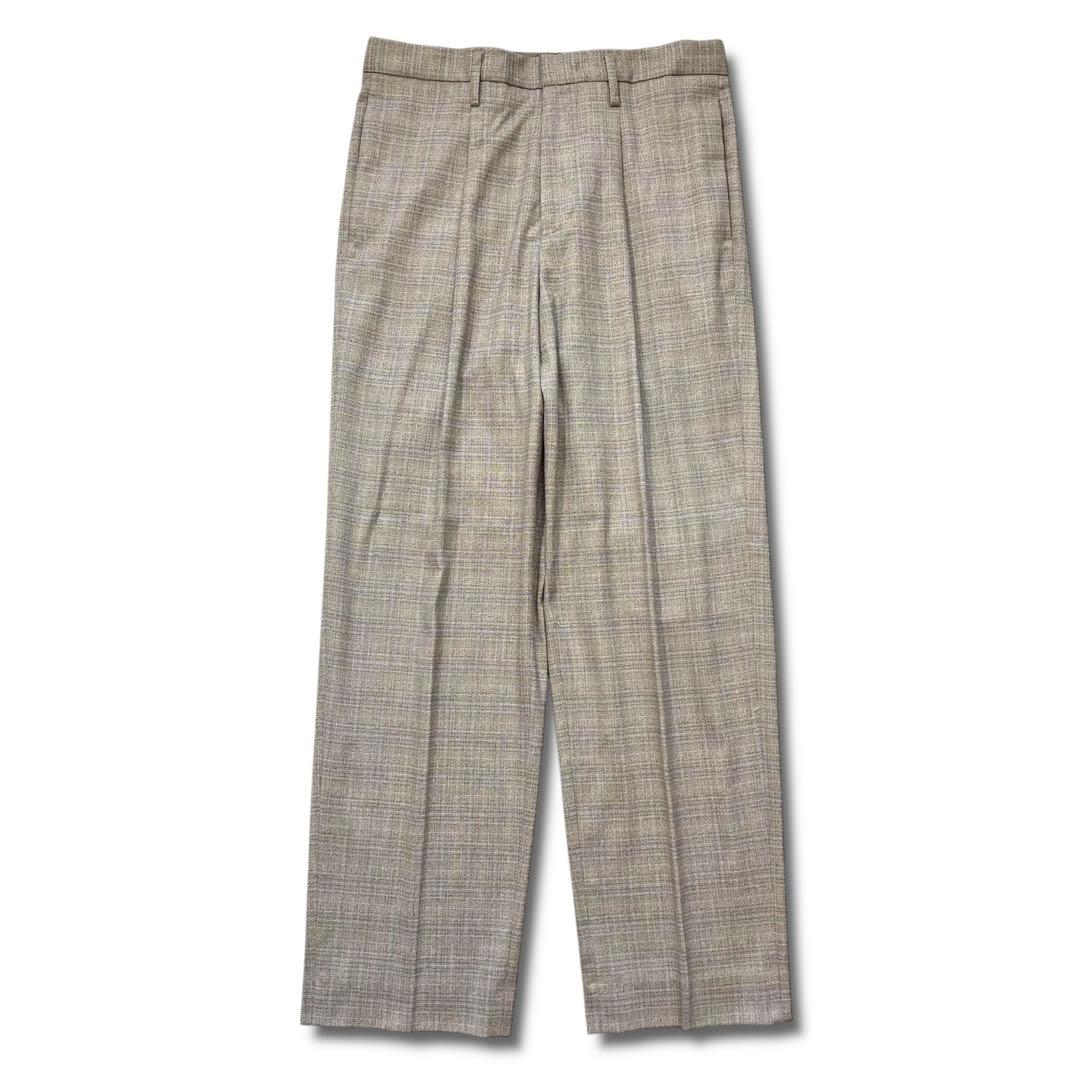 極美品 アダムエロペ × OGUZ 別注 T/R ストレッチ ルーズ スーツ M