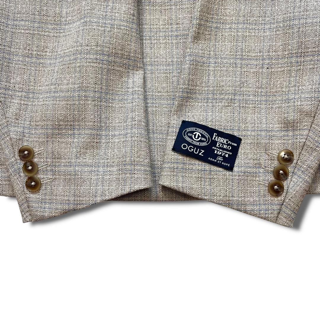 極美品 アダムエロペ × OGUZ 別注 T/R ストレッチ ルーズ スーツ M