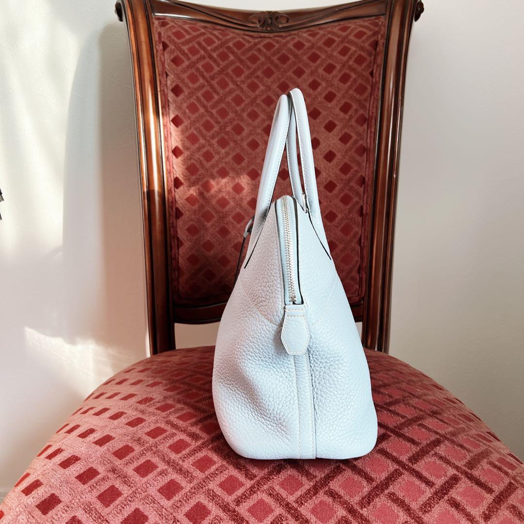 美品　HERMÈS エルメス　 ボリード31 ブルーラン　ブルーリン　クレマンス