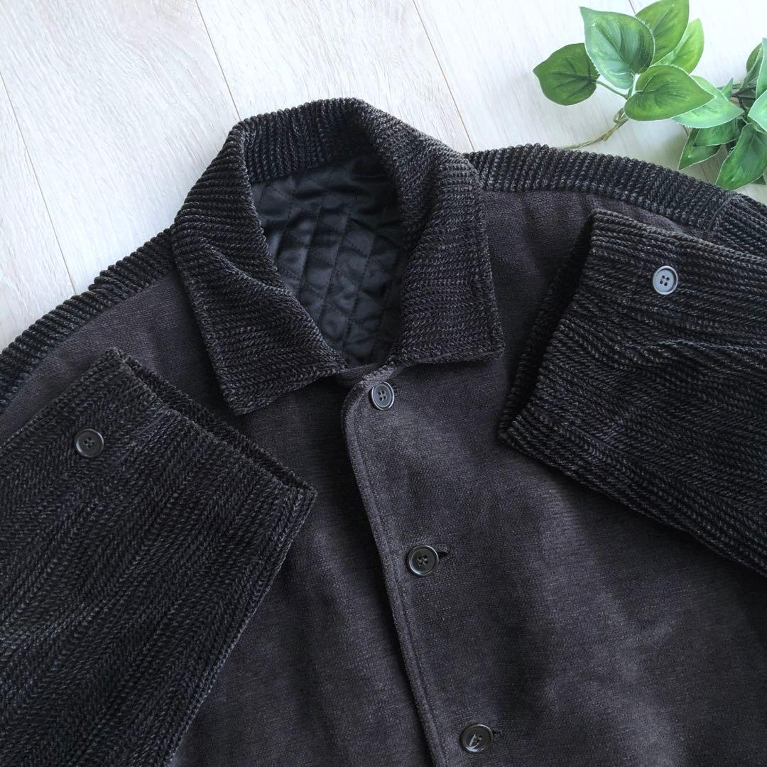 希少 VINTAGE ビンテージ カバーオール M コーデュロイ キルティング
