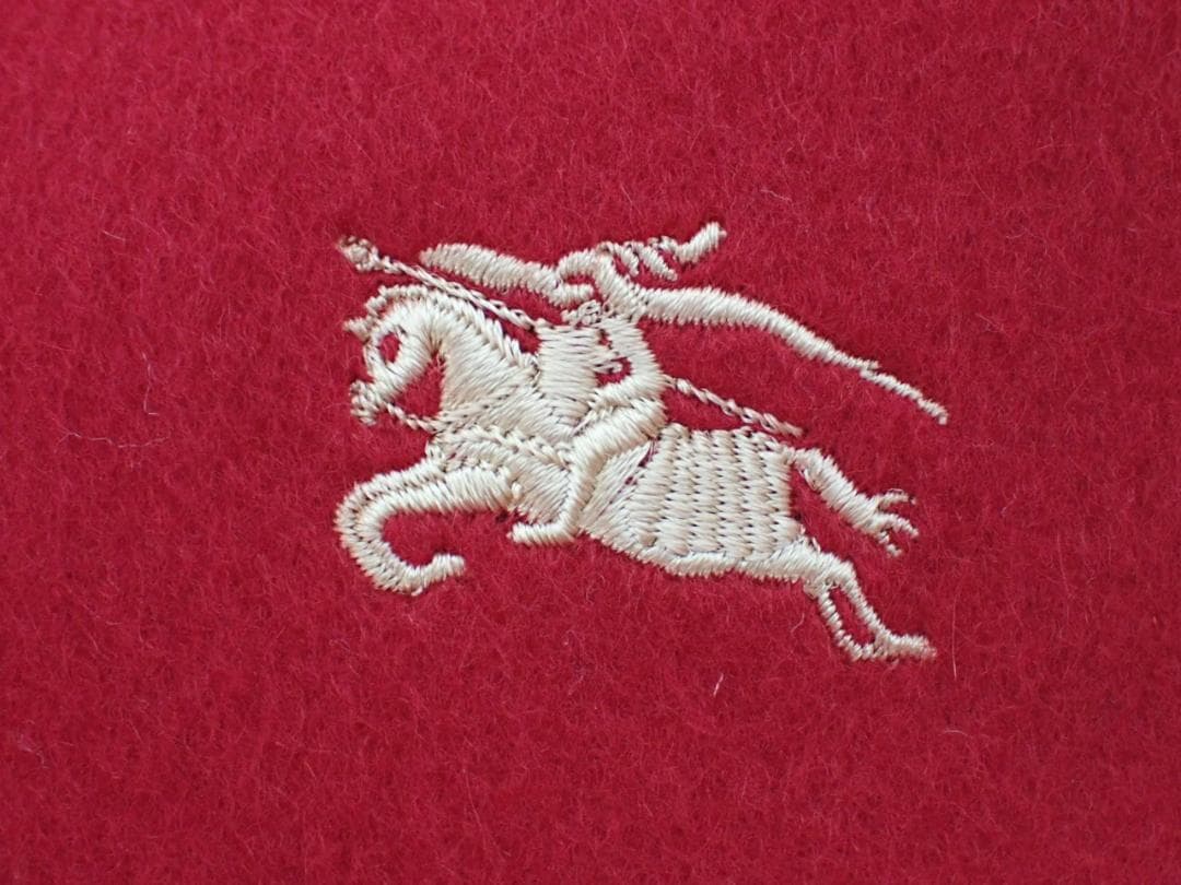 く*木様 極美品Burberrys バーバリー カシミア100％ マフラー レッ