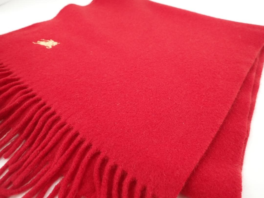 く*木様 極美品Burberrys バーバリー カシミア100％ マフラー レッ