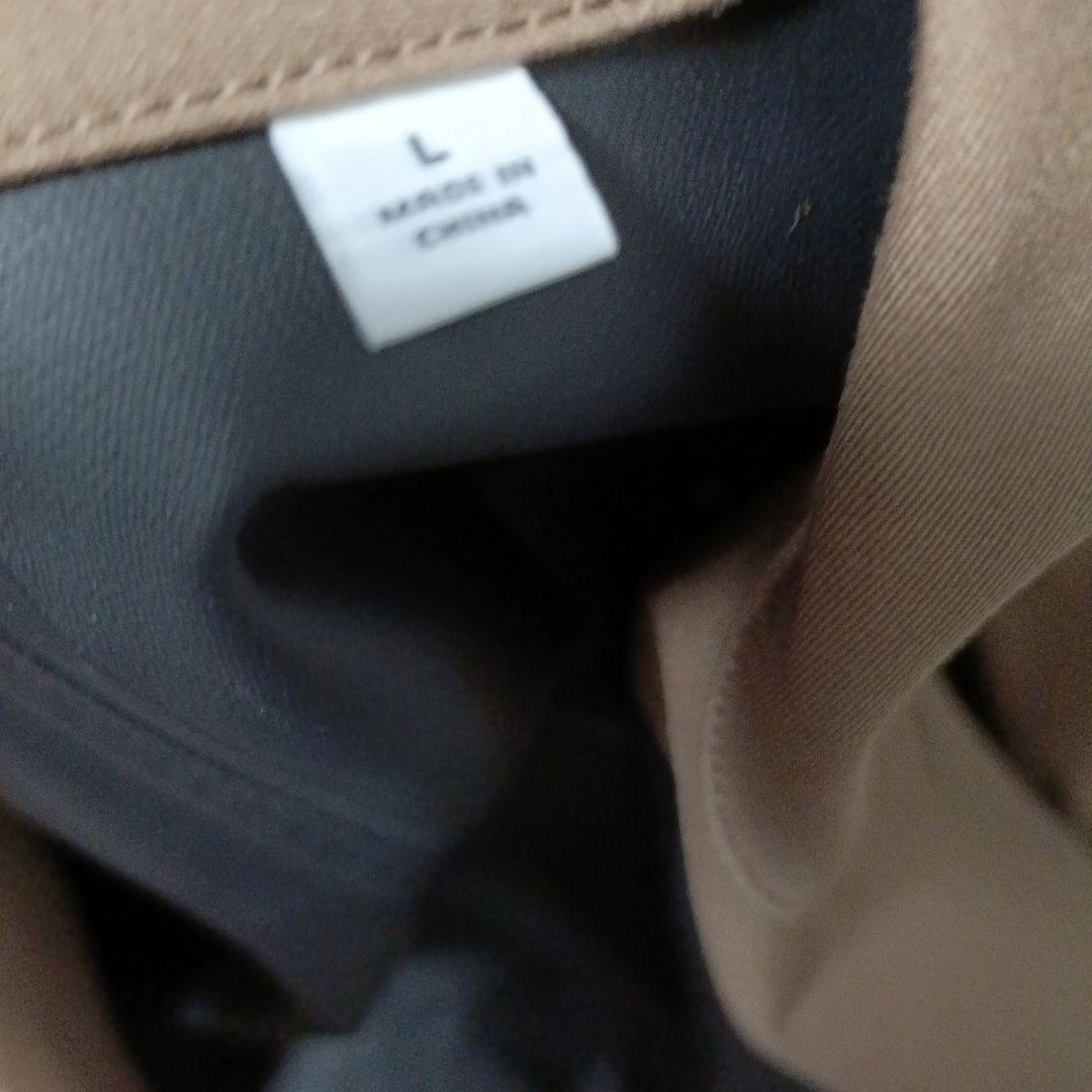 ユニクロU ブロックテックトレンチコート ブラウンL 20SS