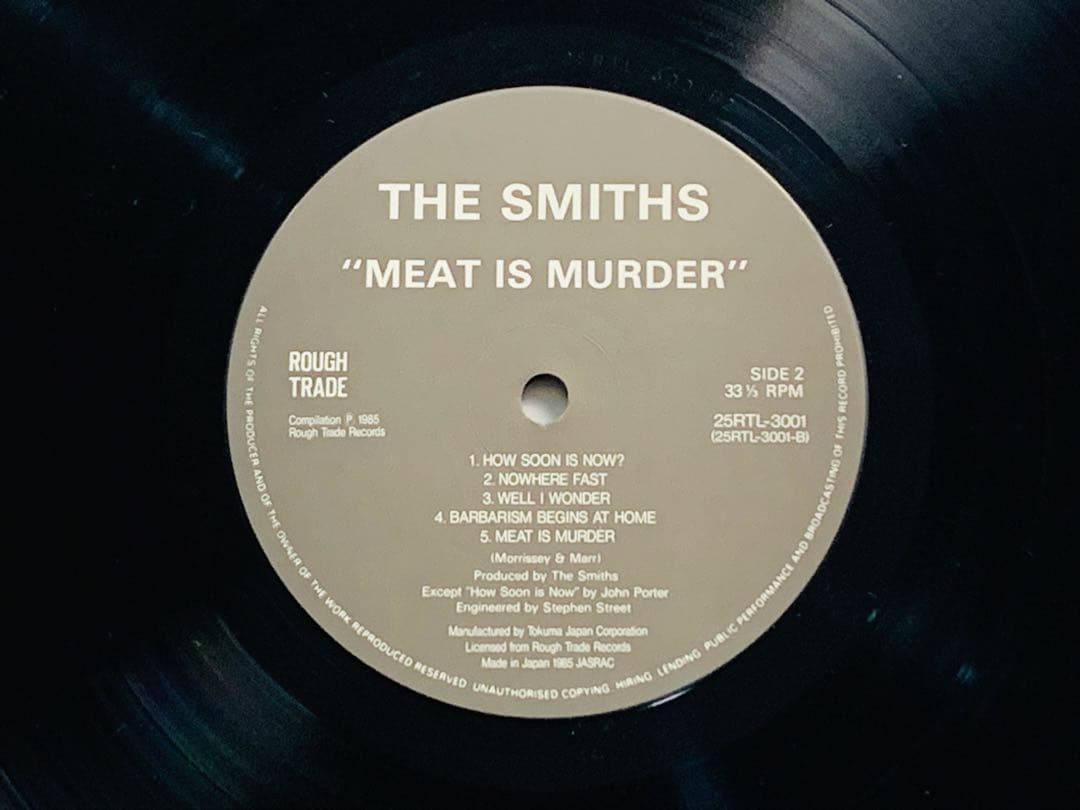 LP 帯付☆ザ・スミス/ミート・イズ・マーダー 25RTL3001 廃盤 初版
