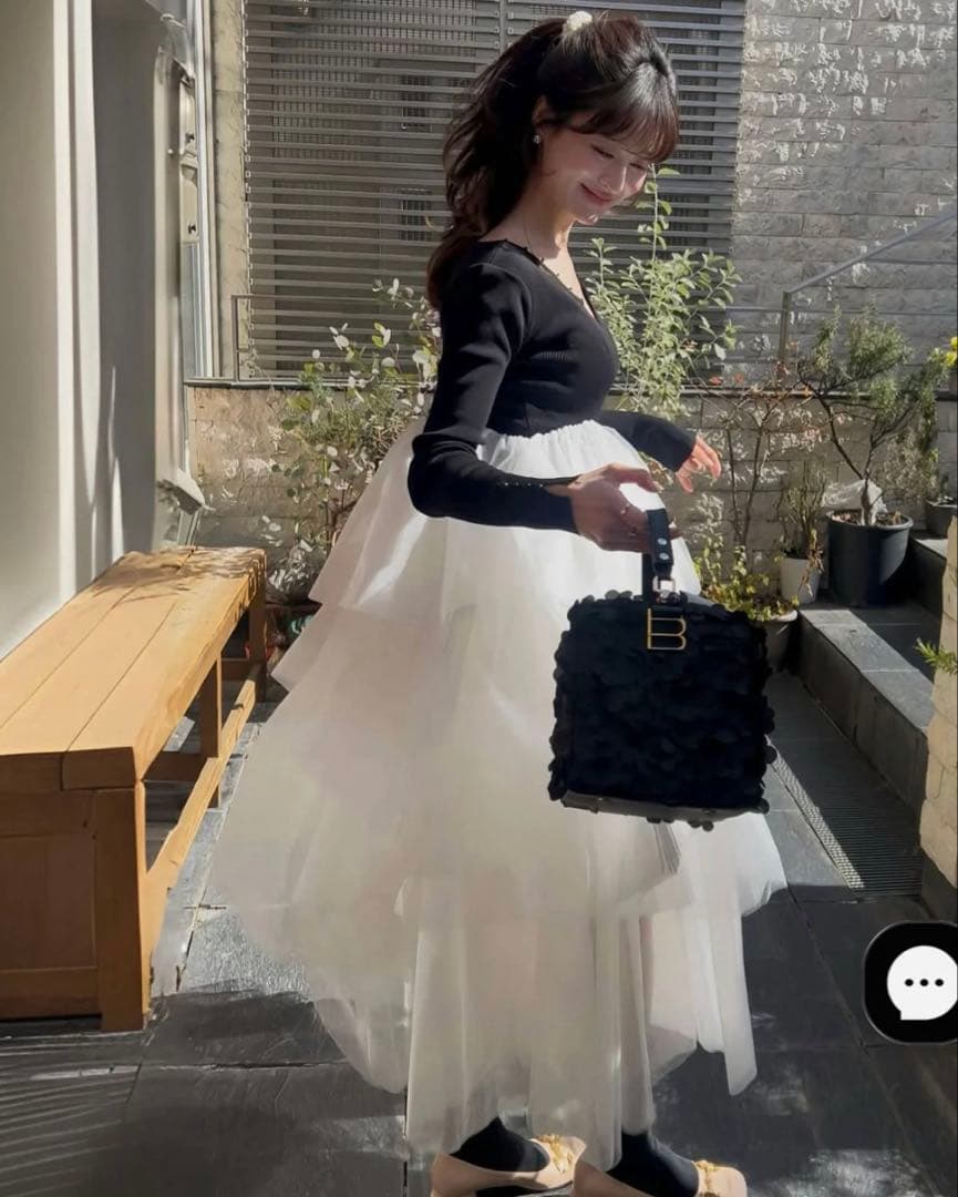 新品未使用 タグ付き Bibiy. DELPHINETULLEDRESS