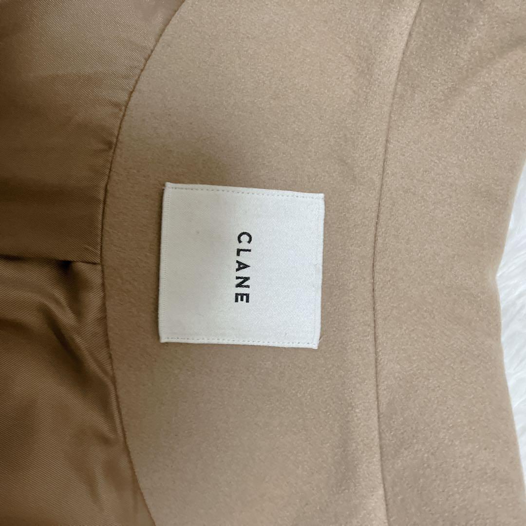 美品 CLANE クラネ UP NECK OVER DOUBLE COAT