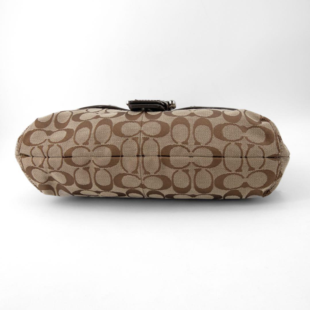 A075【美品】COACH／コーチ　ソーホー　ワンショルダーバッグ　シグネチャ