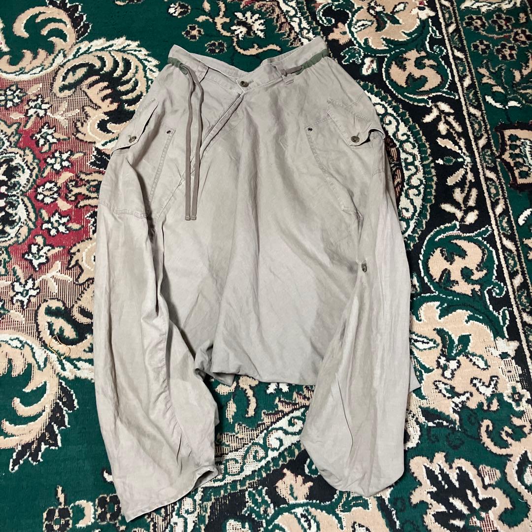 ppfm y2kサルエル　パンツ　ベージュ