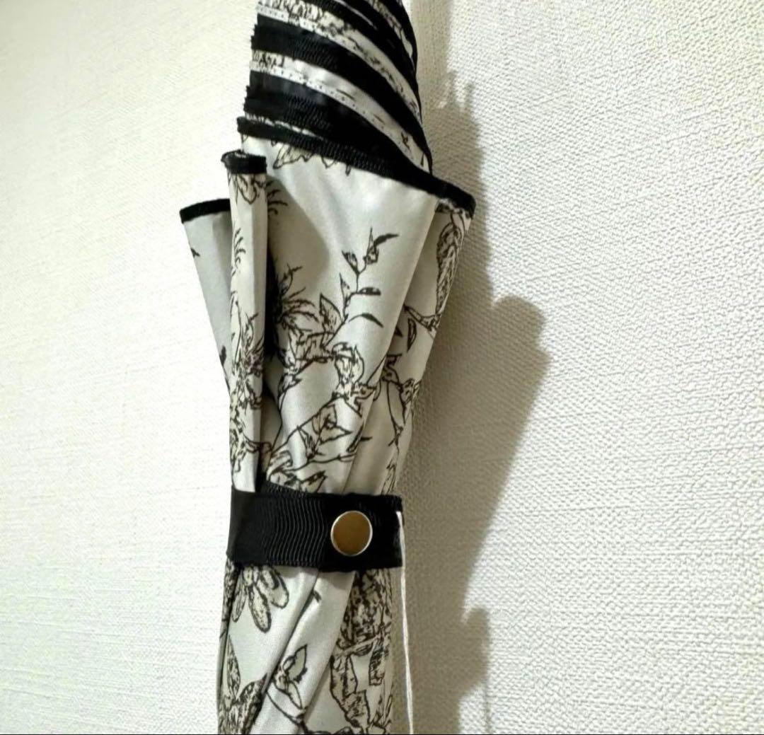 新品★サンドレス　晴雨兼用パラソル　日傘　1級遮光　遮熱　ワンタッチ　ボタニカル