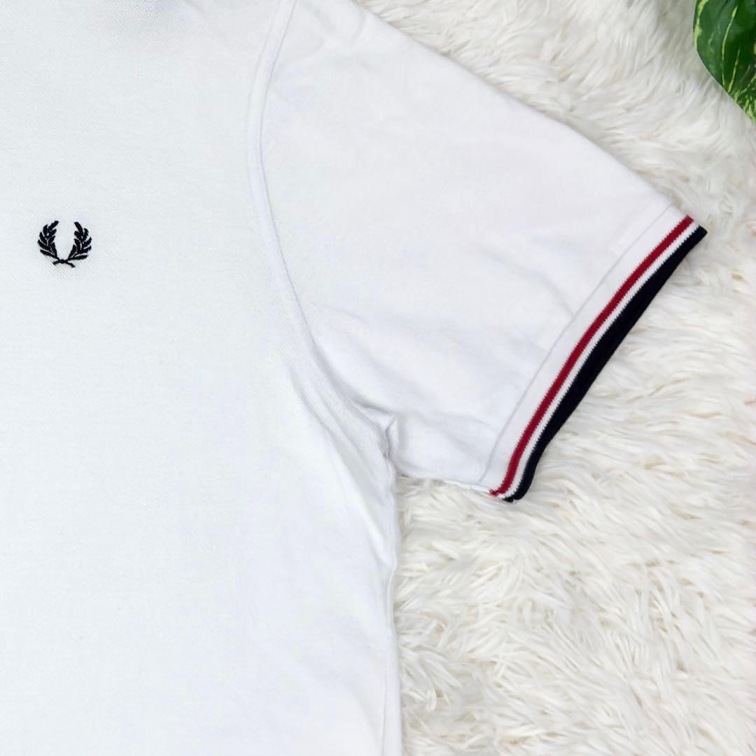 美品　フレッドペリー　M12　ワンポイントロゴ　半袖ポロシャツ　44　英国製