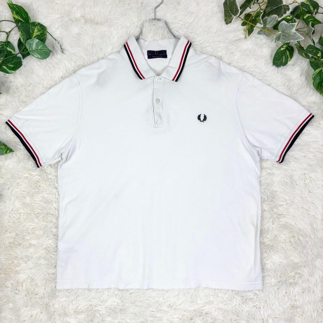 美品　フレッドペリー　M12　ワンポイントロゴ　半袖ポロシャツ　44　英国製