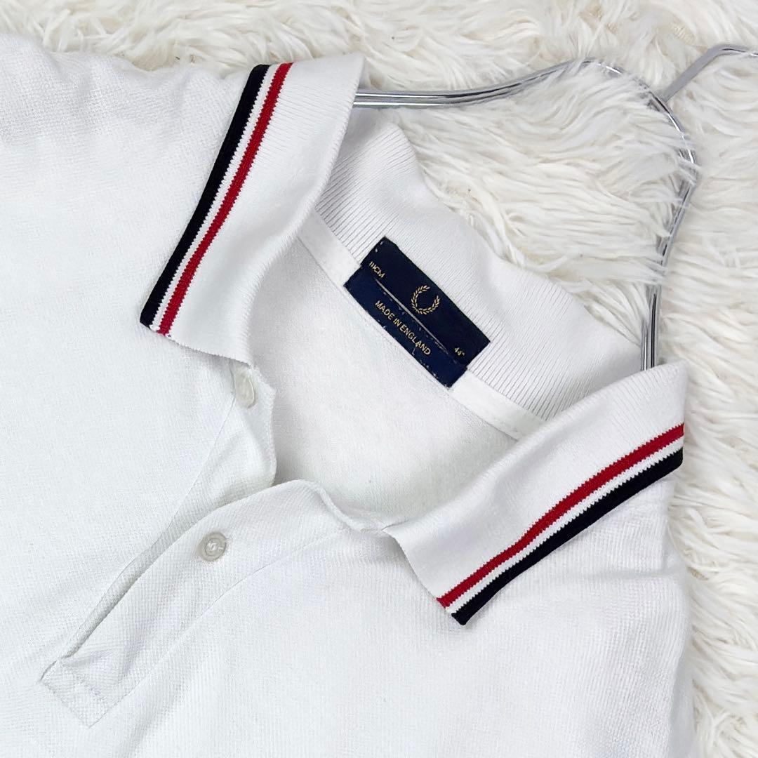 美品　フレッドペリー　M12　ワンポイントロゴ　半袖ポロシャツ　44　英国製