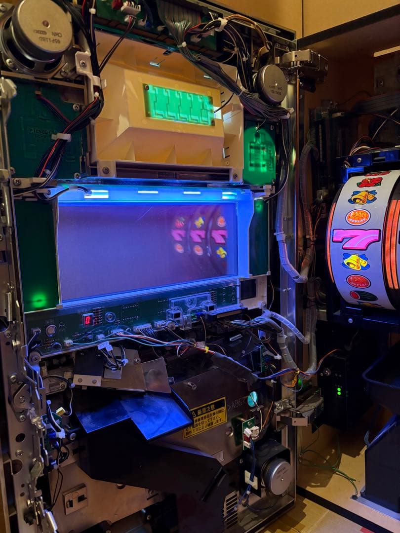 送料込み パチスロ パイオニア 5号機 ドラゴンハナハナ 不要機付