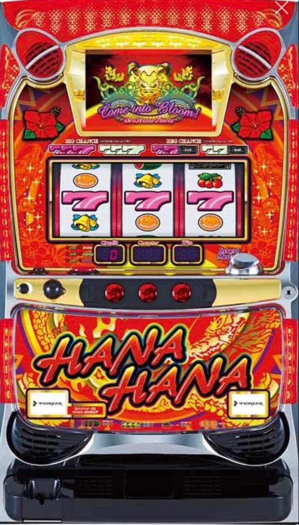 送料込み パチスロ パイオニア 5号機 ドラゴンハナハナ 不要機付