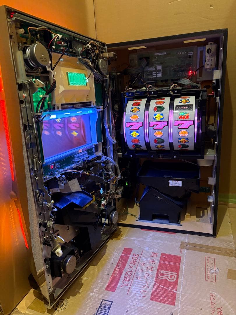 送料込み パチスロ パイオニア 5号機 ドラゴンハナハナ 不要機付