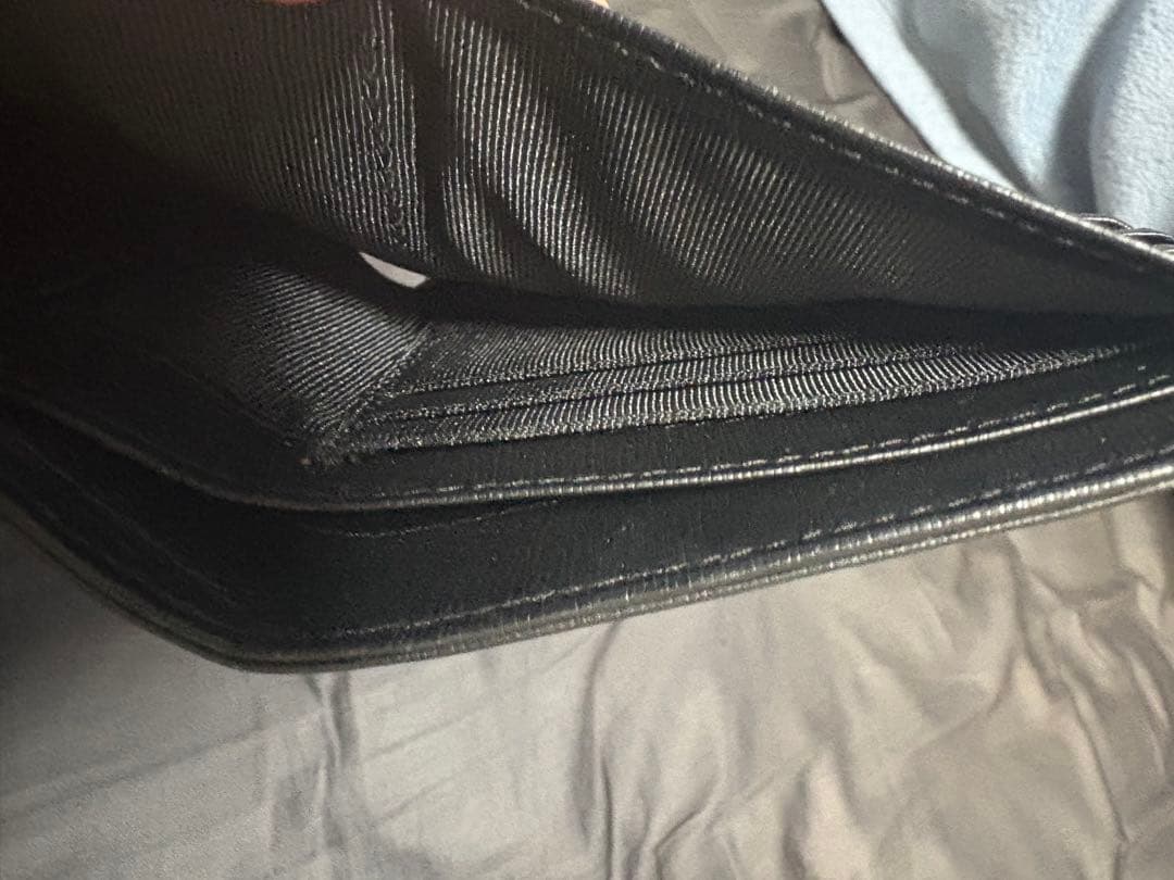 POLO 黒 二つ折り財布 レザー