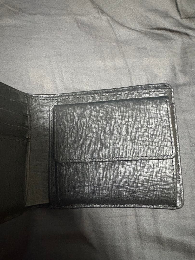 POLO 黒 二つ折り財布 レザー