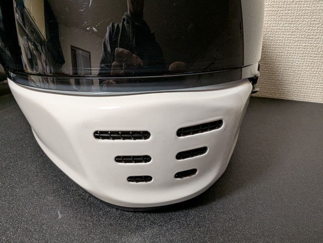 アライ　ラパイドネオ　XL　61〜62cm　ホワイト　スモークシールド