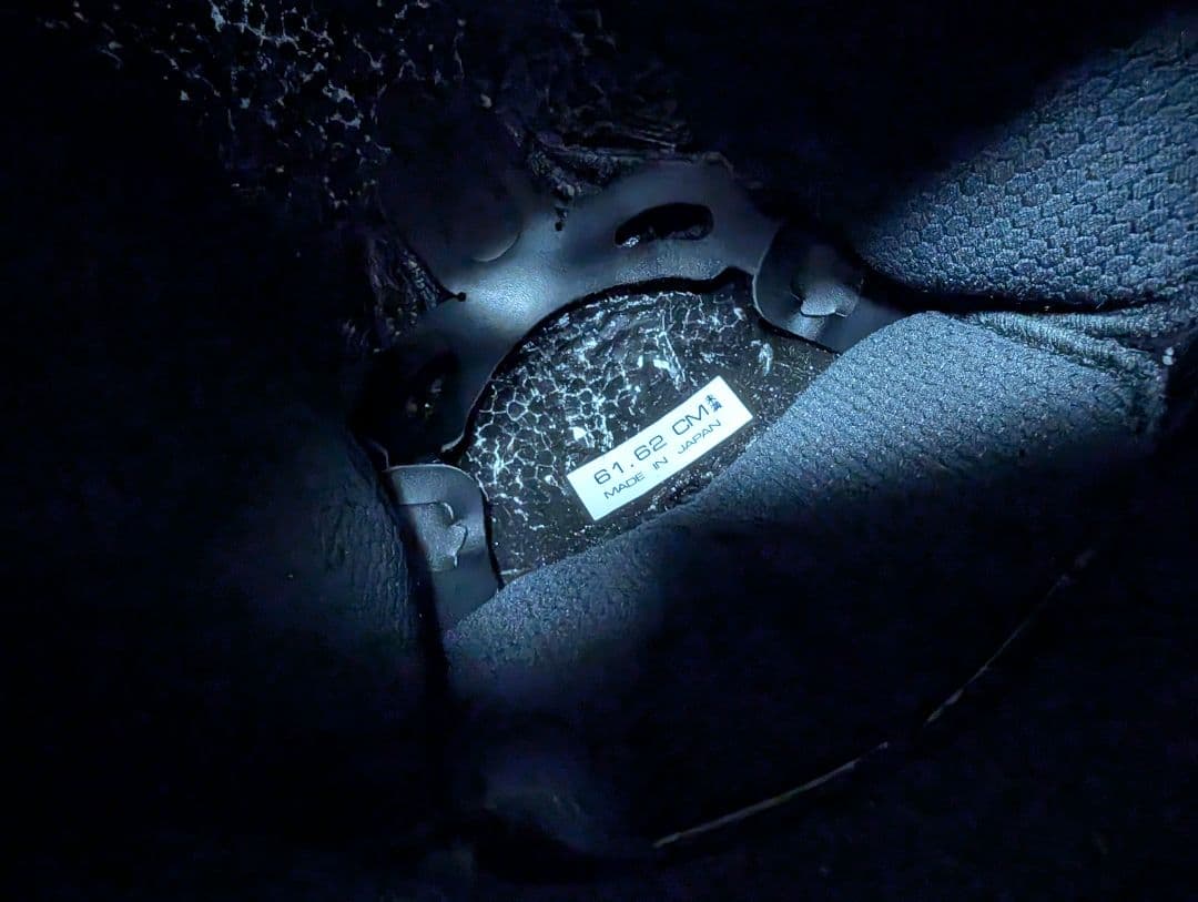 アライ　ラパイドネオ　XL　61〜62cm　ホワイト　スモークシールド