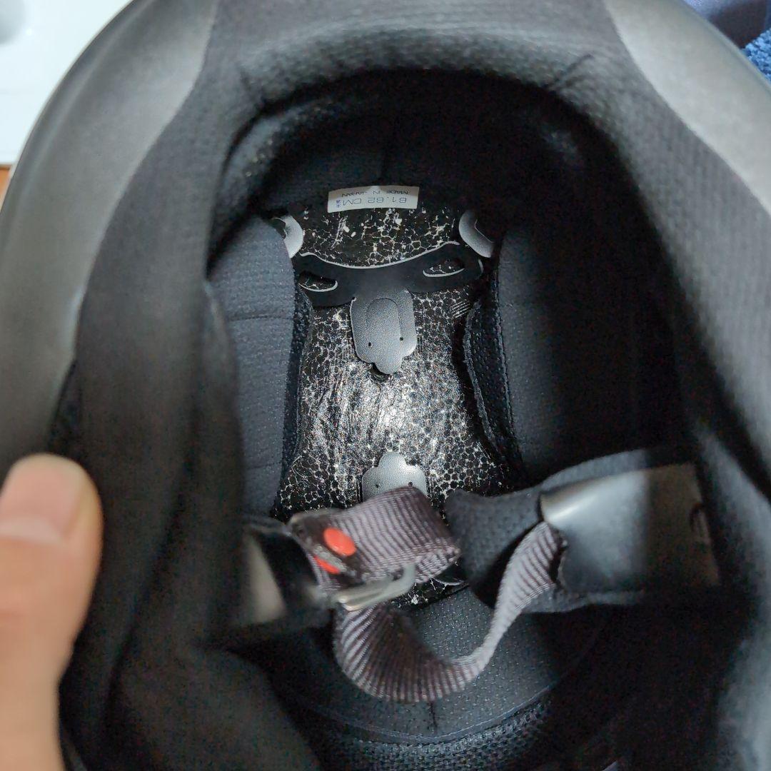 アライ　ラパイドネオ　XL　61〜62cm　ホワイト　スモークシールド