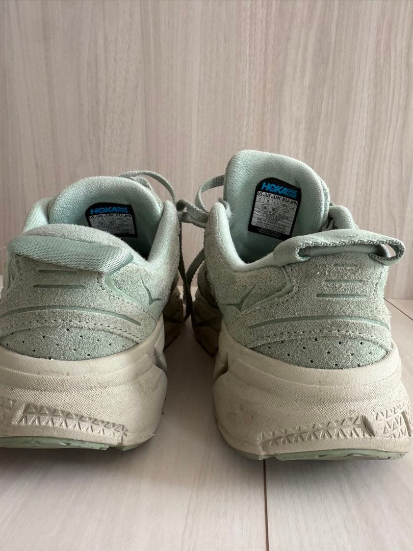 HOKA ONE ONE ローカット ミントグリーン24cm
