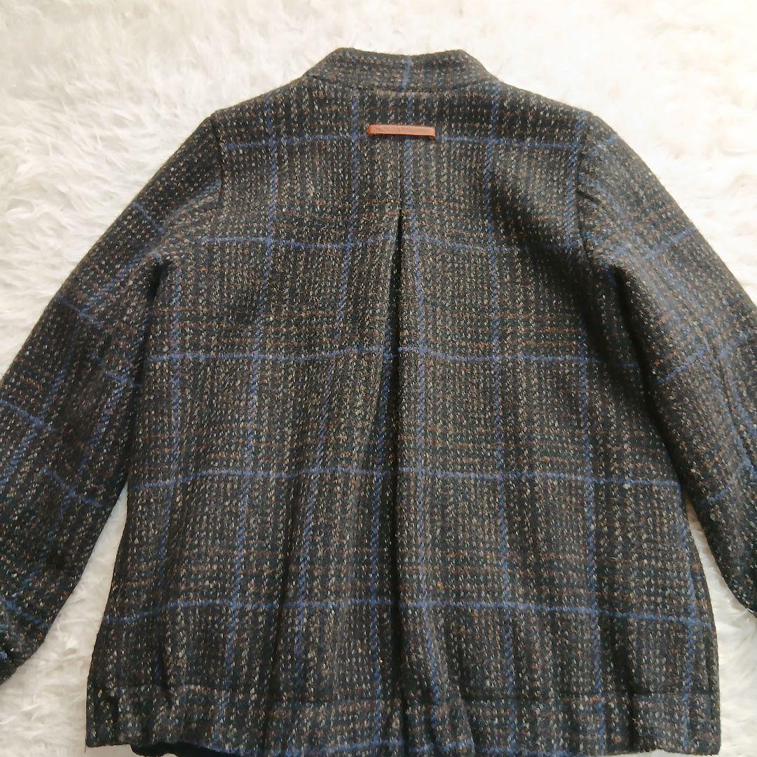 【Pal'las Palace】近年　ウールツイード　ジップアップジャケット