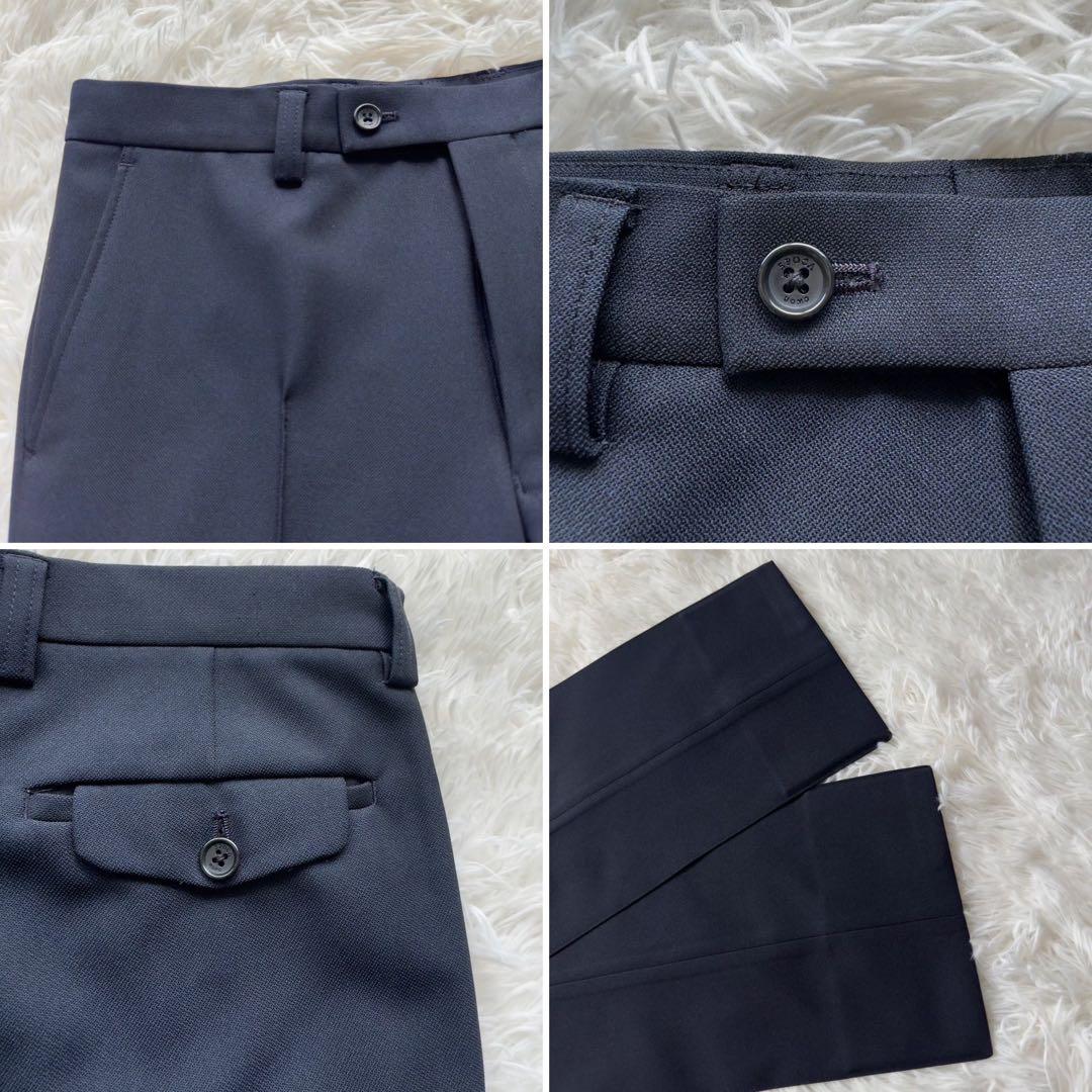 人気✨EPOCA UOMO セットアップ　ジャージー素材　微光沢　ロゴ刻印ボタン