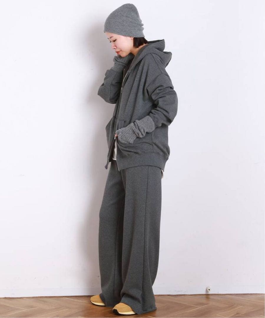 未使用》AP STUDIO*ウォームジップフーディ✴︎グレーパーカー