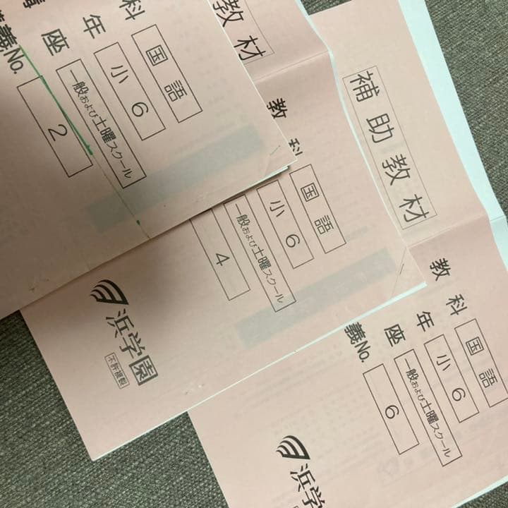 no22503103_【浜学園】小6国語　復習テスト・年間フルセット　おまけ付！