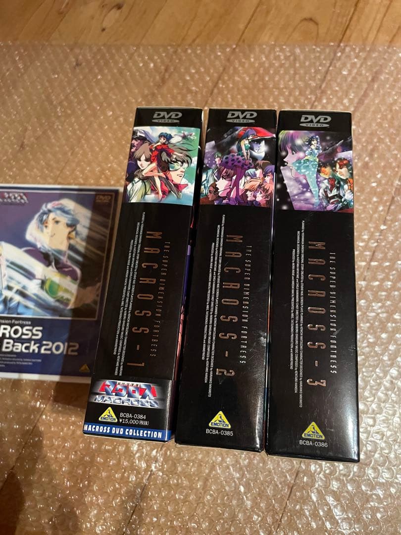 「超時空要塞マクロス　DVD 全3巻セット」　「Flash Back 2012」