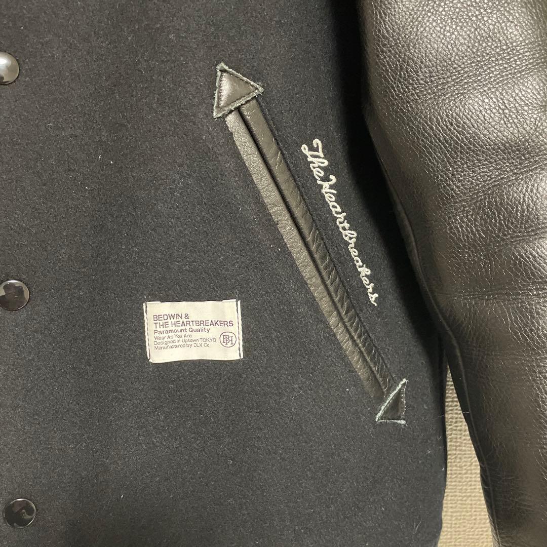 美品BEDWIN&THE HEARTBREAKERS 牛革 スタジャン　No.2