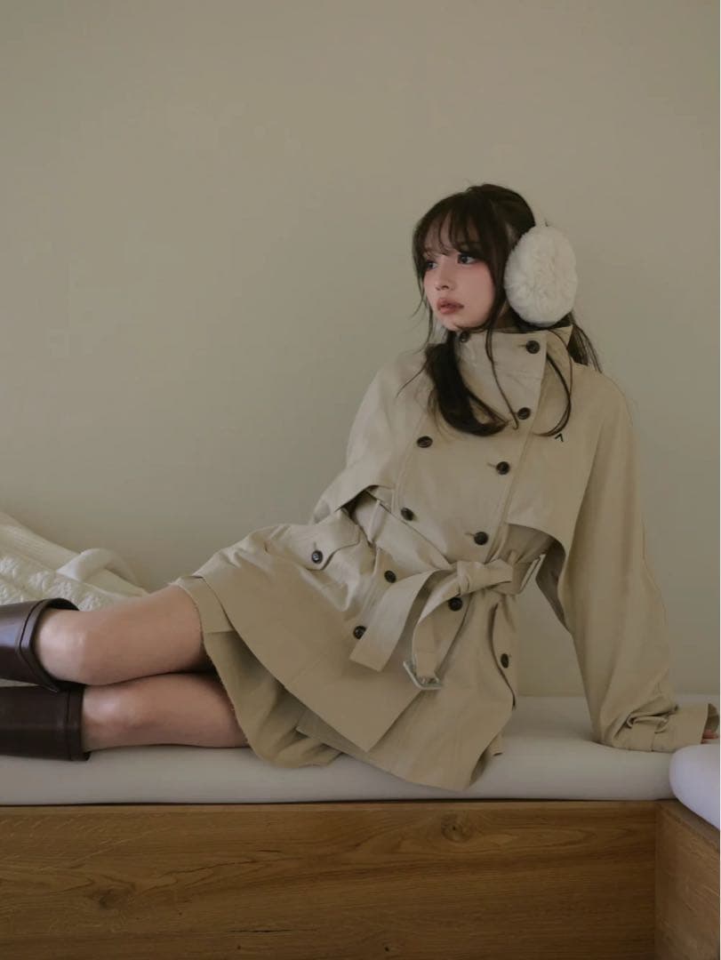 ジャケット・アウター andmary Blair trench jacket