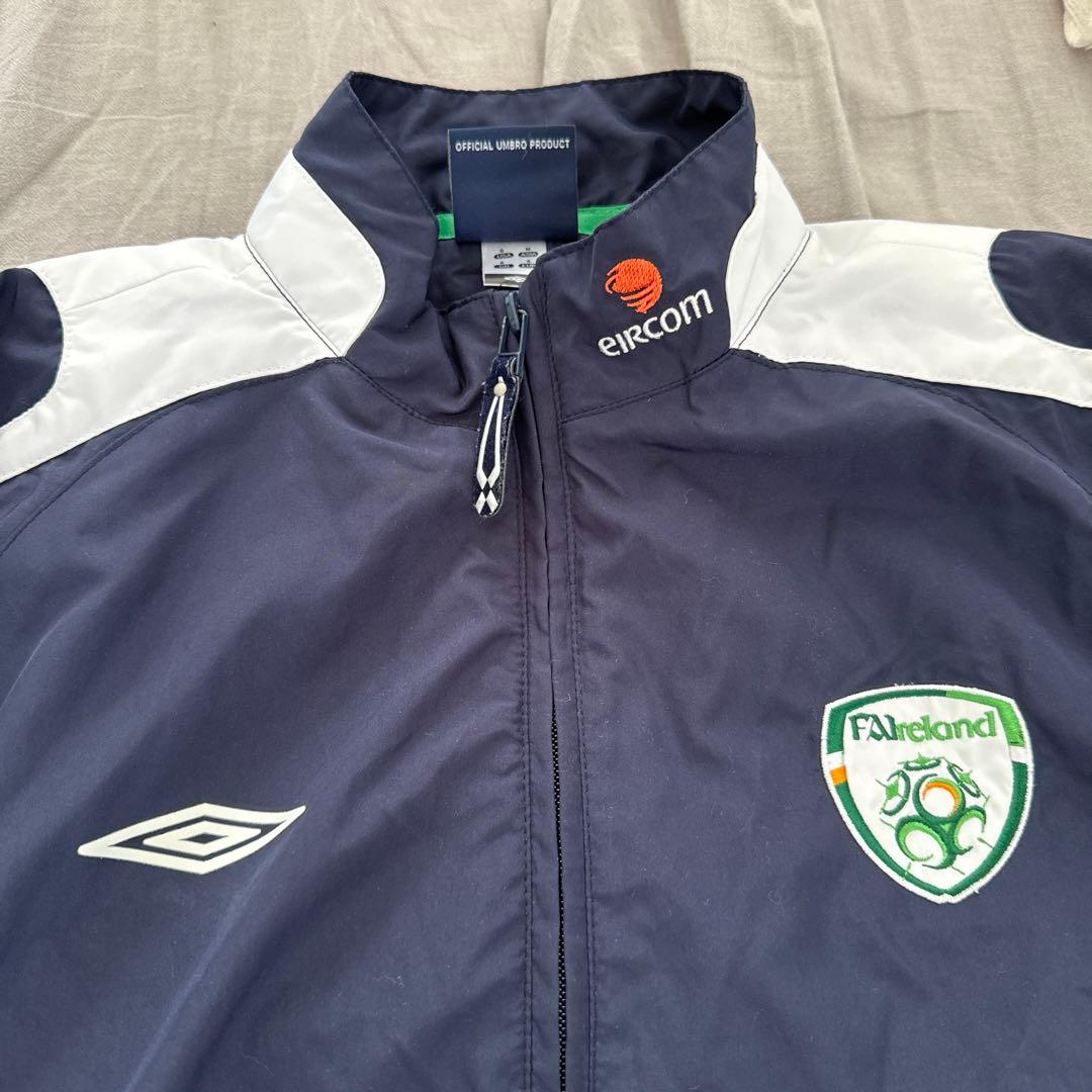 UMBRO×アイルランド代表/トラックジャケットピステ/ドリルトップＭ