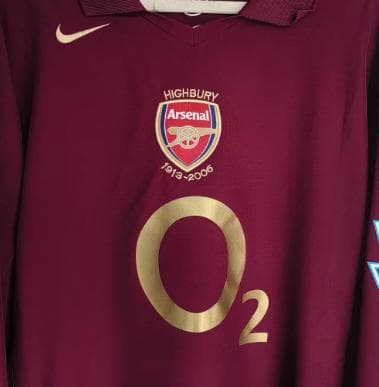 05/06 アーセナル ホーム 長袖 ユニフォーム ファブレガス 15