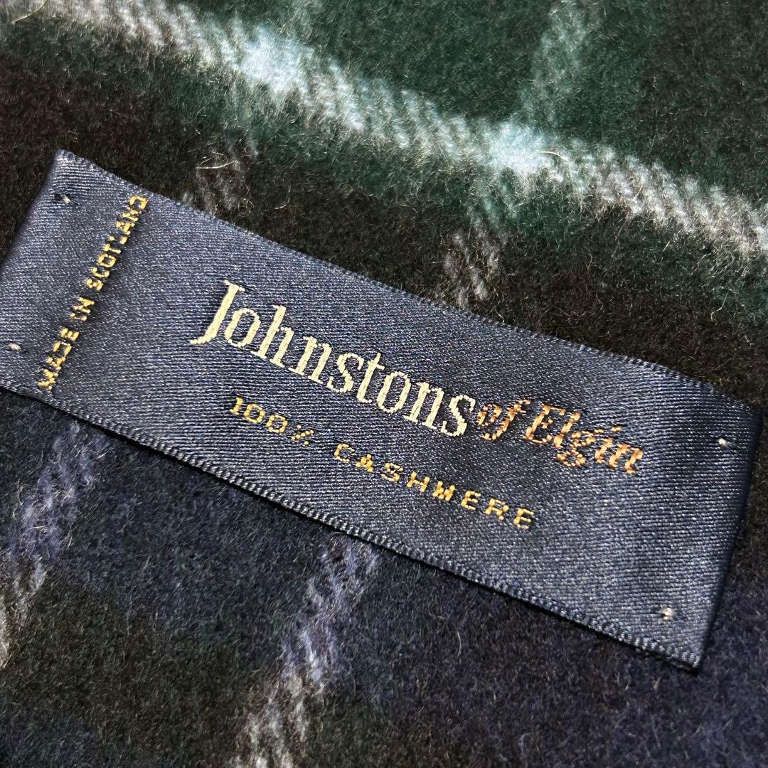 カシミヤ100%！　johnstons of elgin マフラー