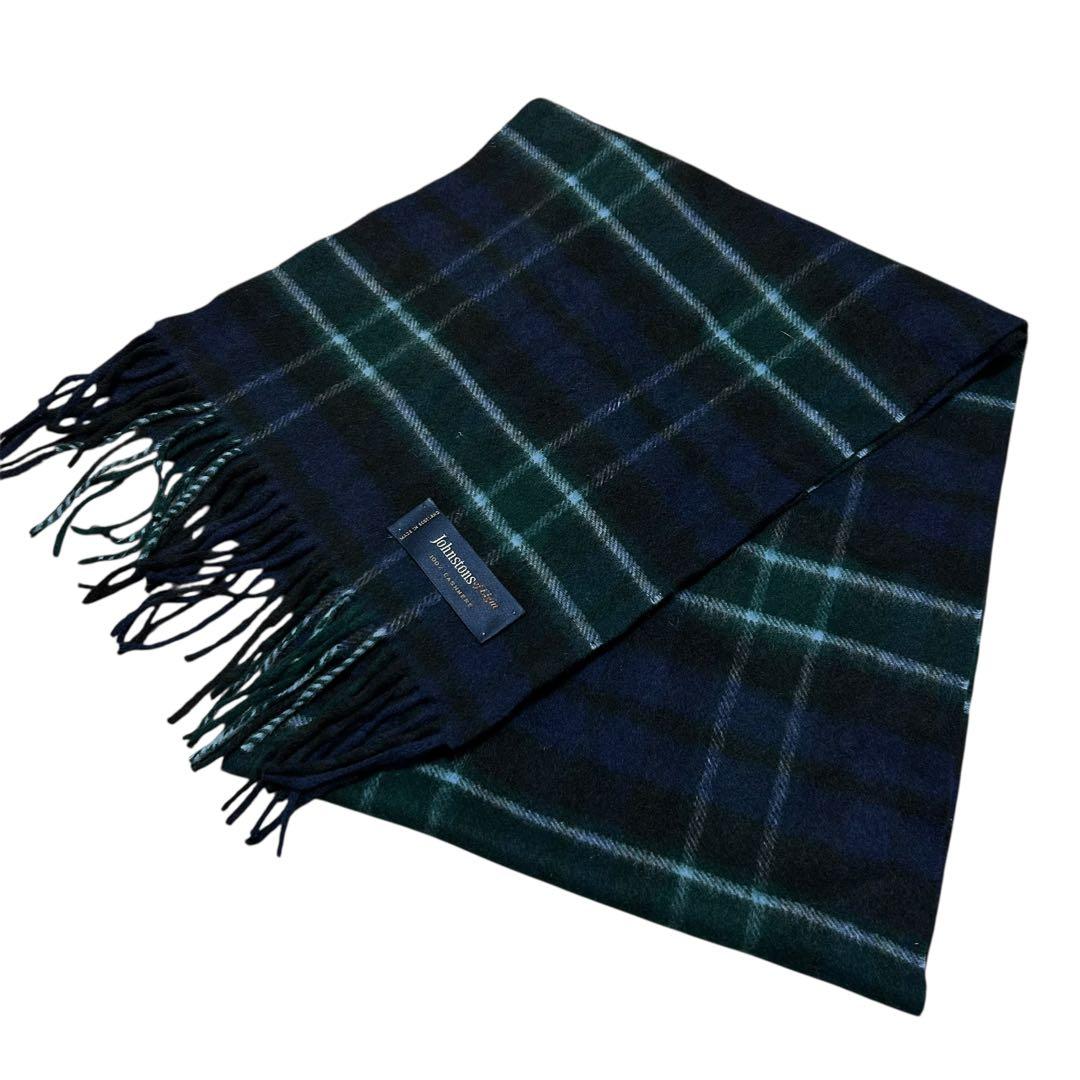 カシミヤ100%！　johnstons of elgin マフラー