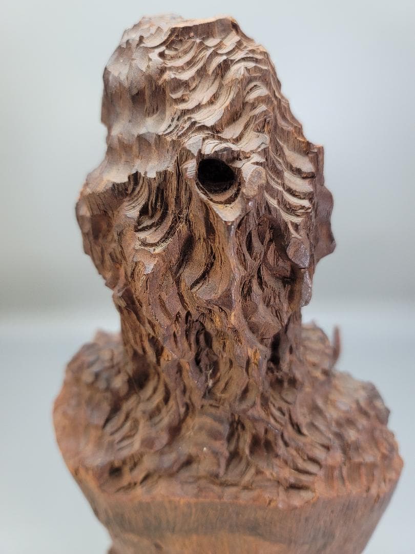 龍眼木 彫刻 観音菩薩 高62cm